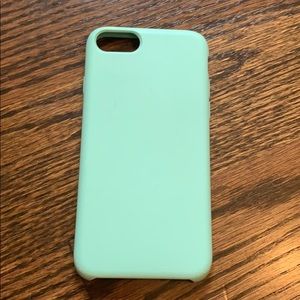 iPhone 6s teal soft case.